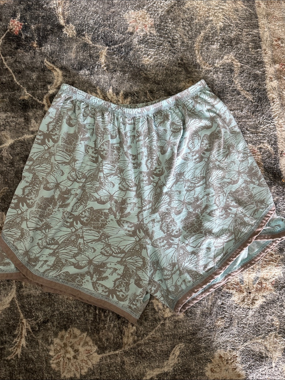 Garnet Hill Butterfly Print Pajama Shorts